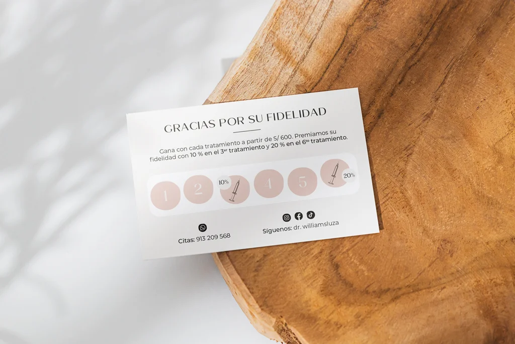 Marketingmaßnahmen für eine Praxis in Form einer Treuekarte