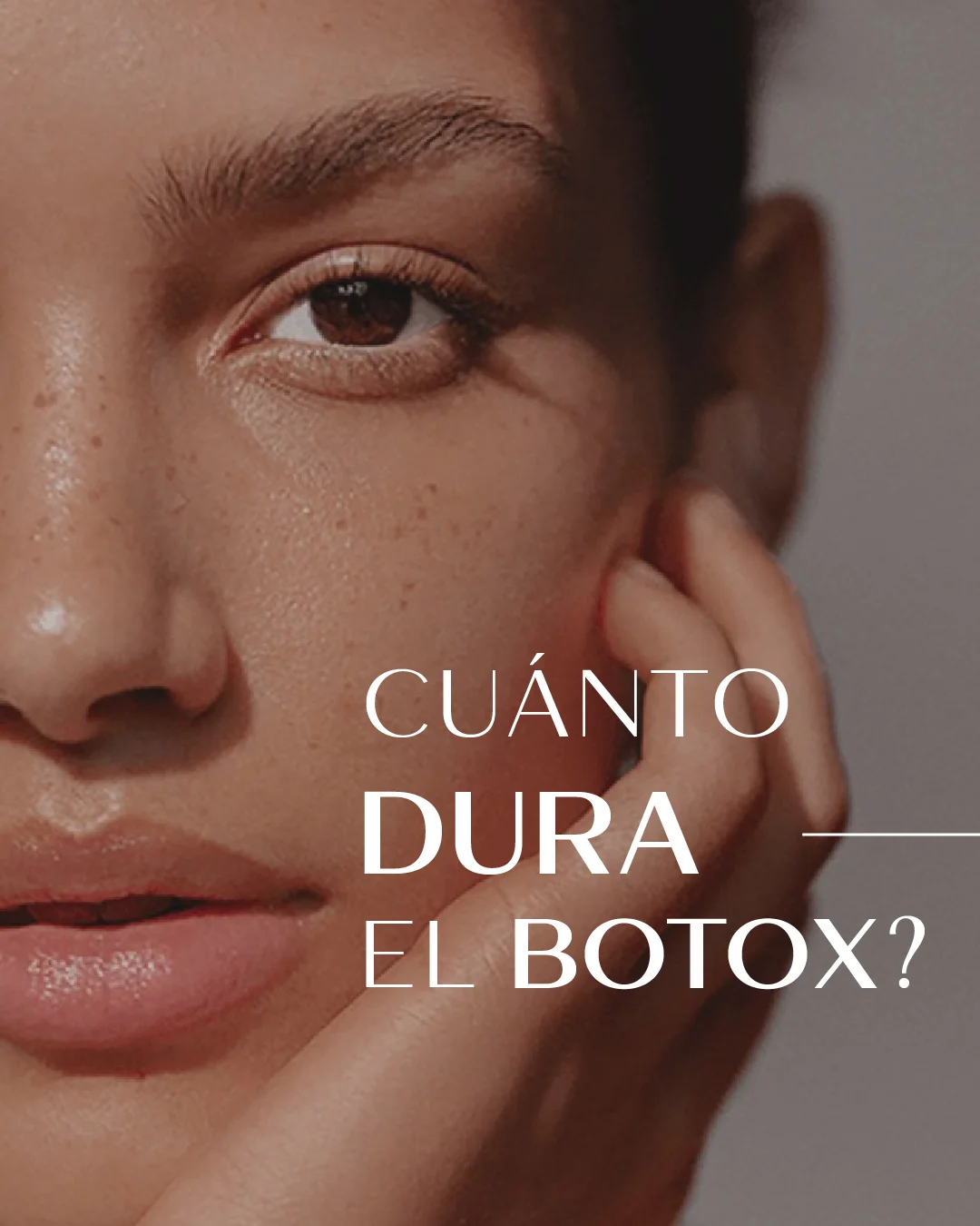 Infografik für Instagram und Facebook zu wie lange Botox wirkt